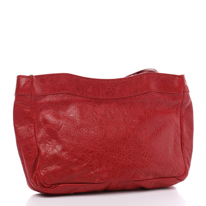 Balenciaga Chevre Classic Hardware Porte Toilette Makeup Clutch True Red 3 of 8