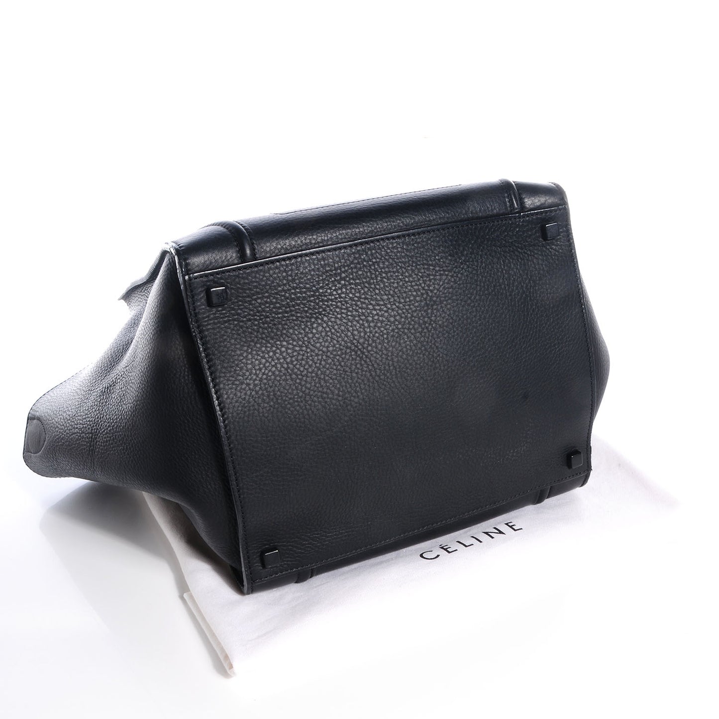 Supple Calfskin Medium Phantom Luggage Black