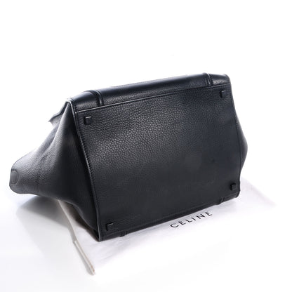 Celine Supple Calfskin Medium Phantom Luggage Black 4 of 9