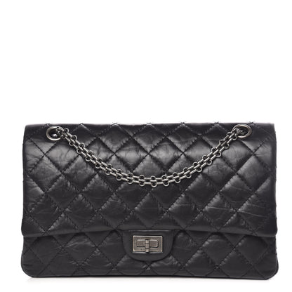 Chanel Aged Calfskin Quilted 2.55 Reissue 226 Flap Black 1 of 9