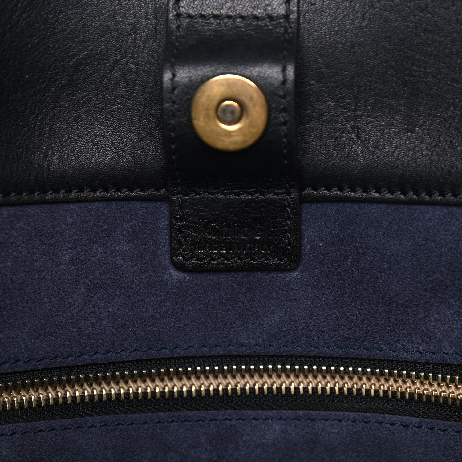 Chloe Smooth Calfskin Medium Milo Shopping Tote Black 6 of 16