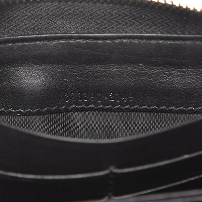 Gucci Guccissima Signature Microguccissima Bree Zip Around Wallet Black 6 of 7