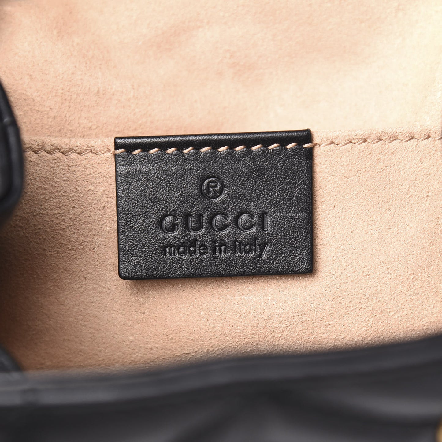 Calfskin Matelasse GG Marmont Flap Backpack Black