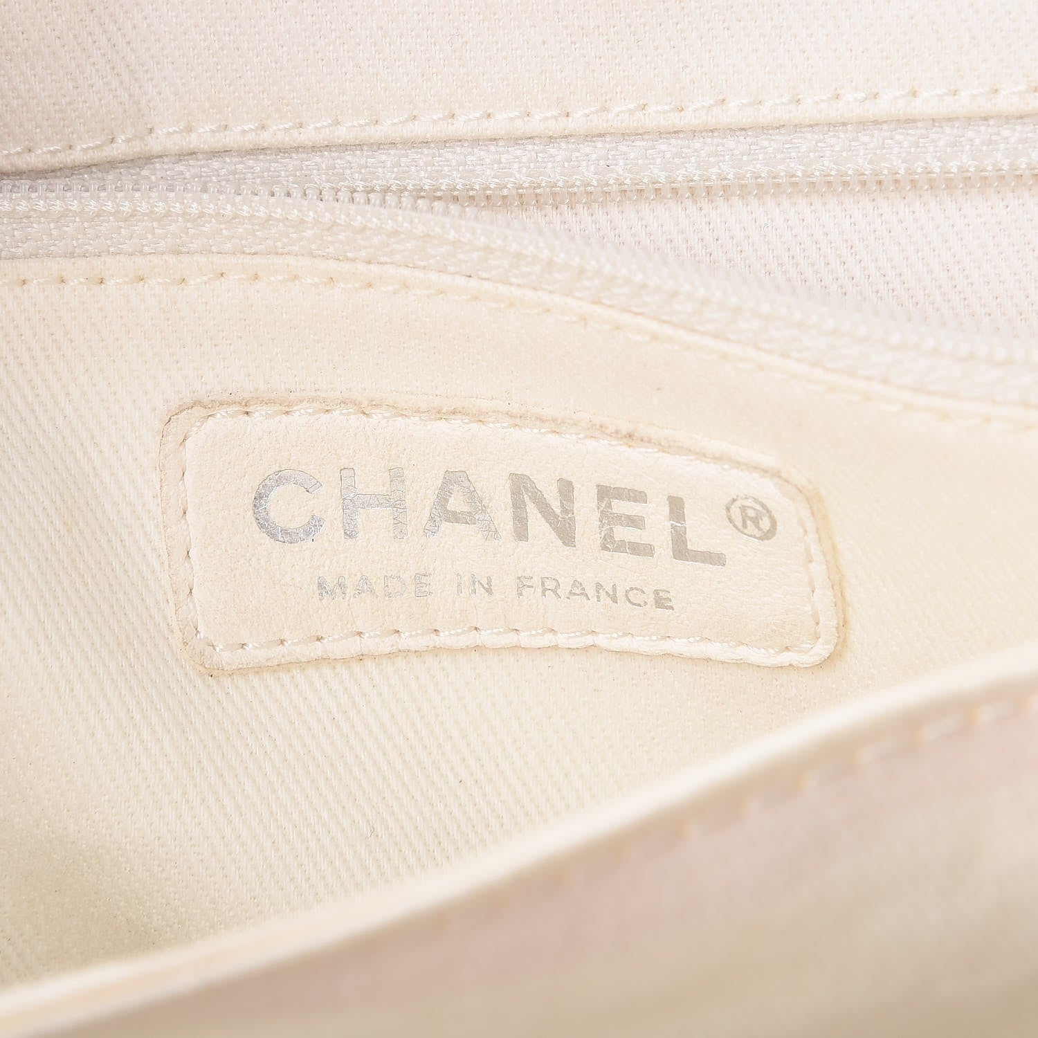 Chanel Caviar Quilted Timeless Accordion Flap White 6 of 15