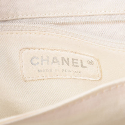 Chanel Caviar Quilted Timeless Accordion Flap White 6 of 15