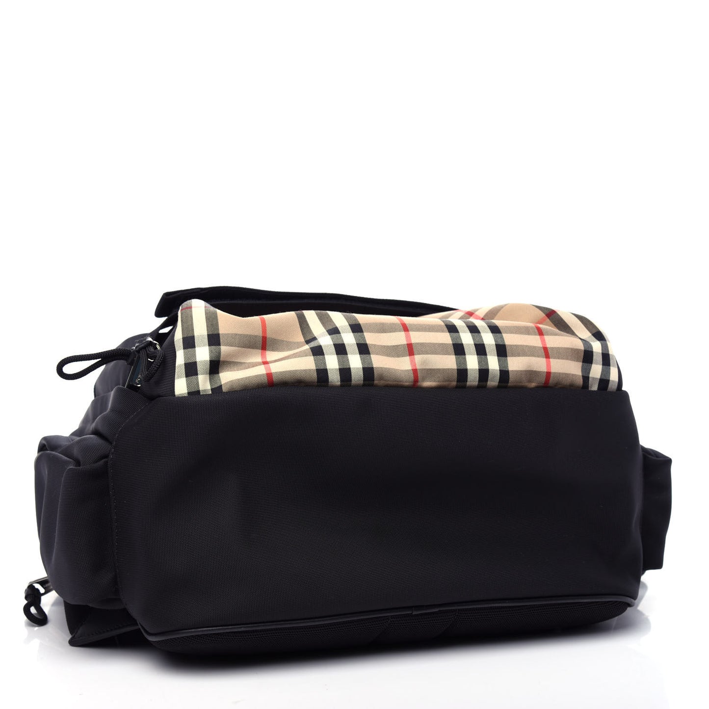 Canvas Vintage Check Large Nevis Backpack Black