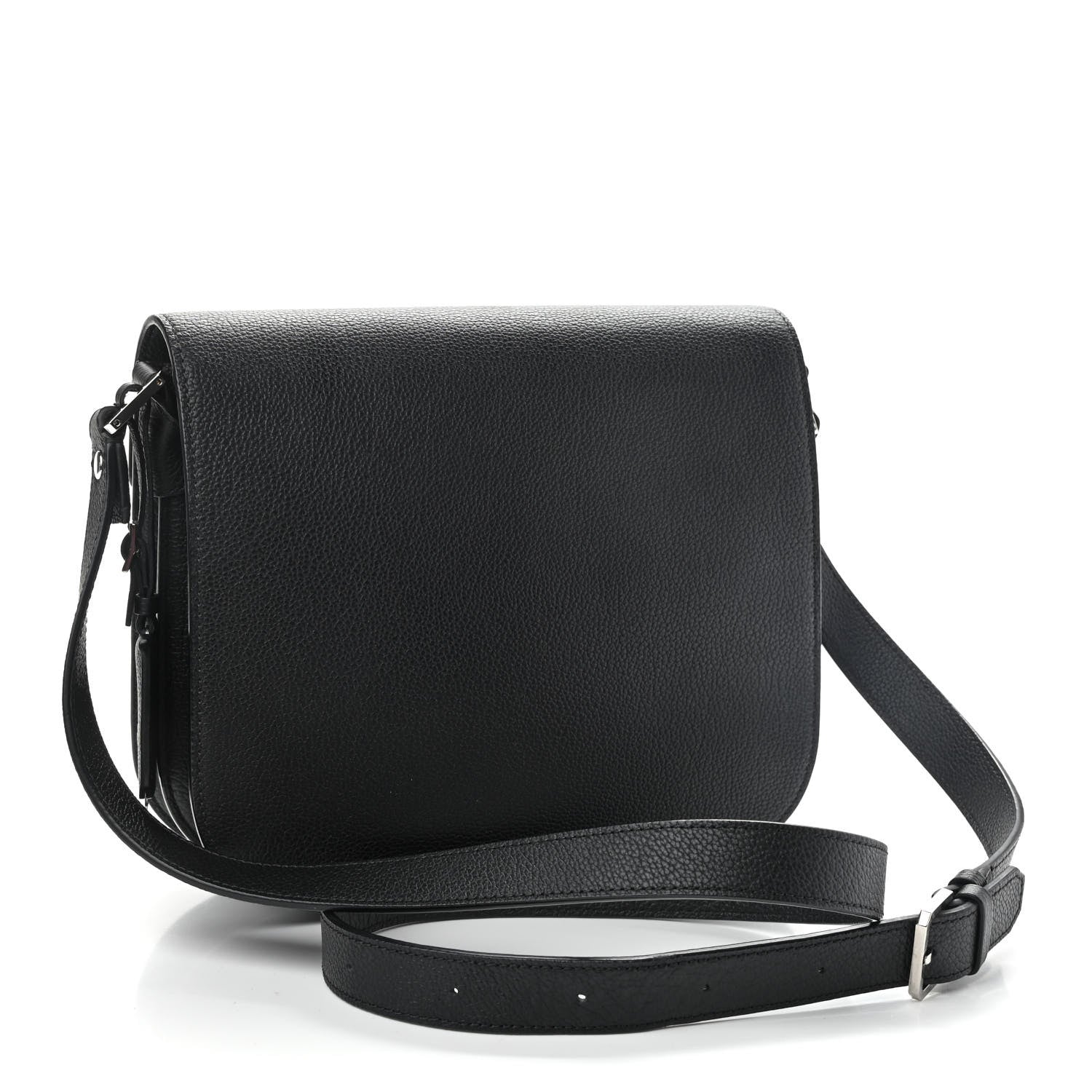 MCM Grained Calfskin Patricia Park Avenue Crossbody Bag Black 3 of 9