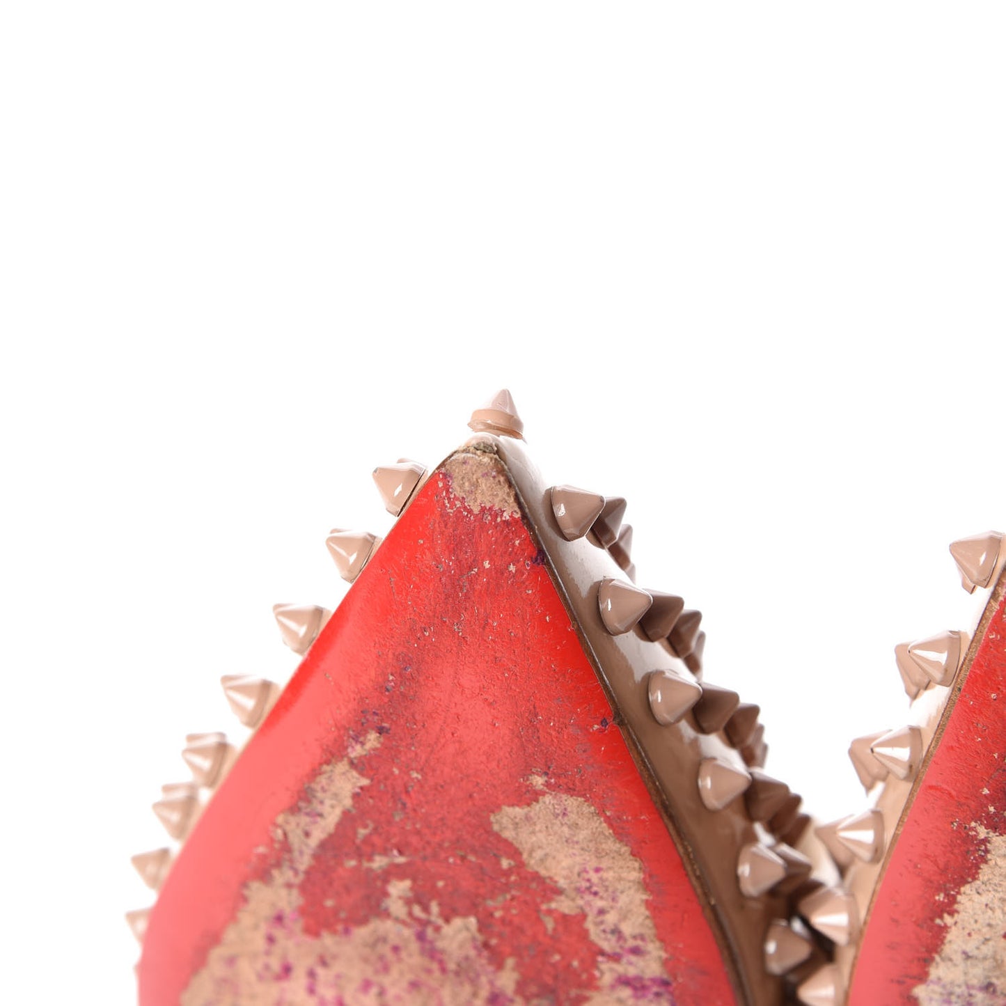 Patent Pigalle Spikes 120 Pumps 41.5 Nude