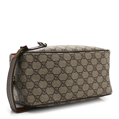 Gucci GG Supreme Medium Toiletry Case Beige Dark Brown 4 of 10