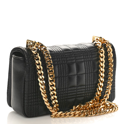 Burberry Grainy Calfskin Quilted Mini Lola Bag Black 3 of 8
