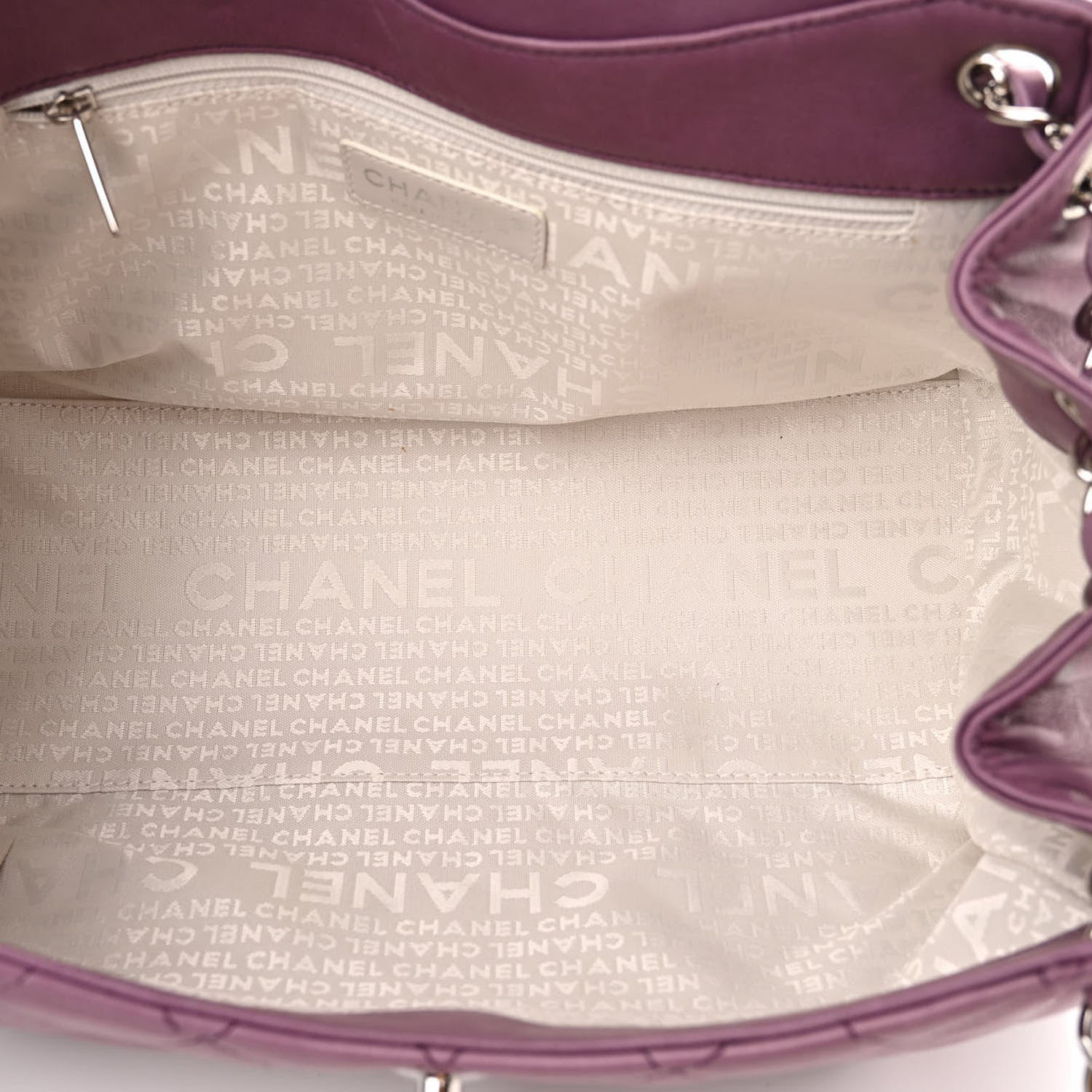Chanel Lambskin Quilted CC Flap Light Purple 5 of 14