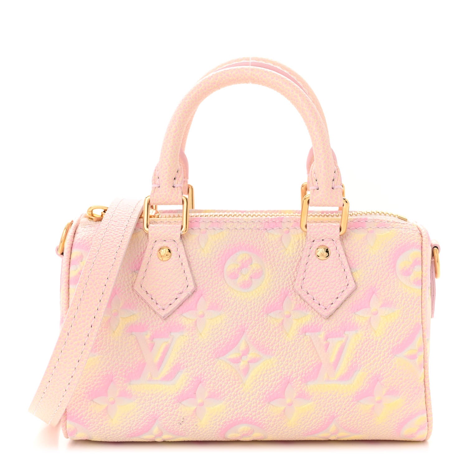 Louis Vuitton Empreinte Monogram Summer Stardust Nano Speedy Pink 1 of 9