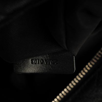 Christian Dior Coated Canvas Cannage Panarea Clutch Black 7 of 7