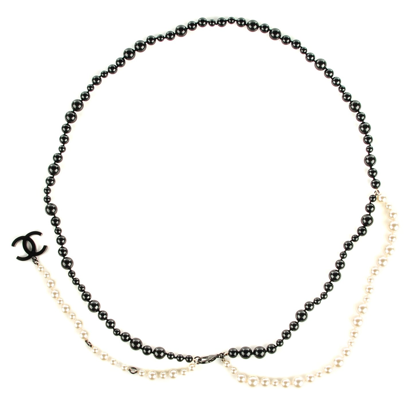 Pearl Ruthenium CC Belt Black White