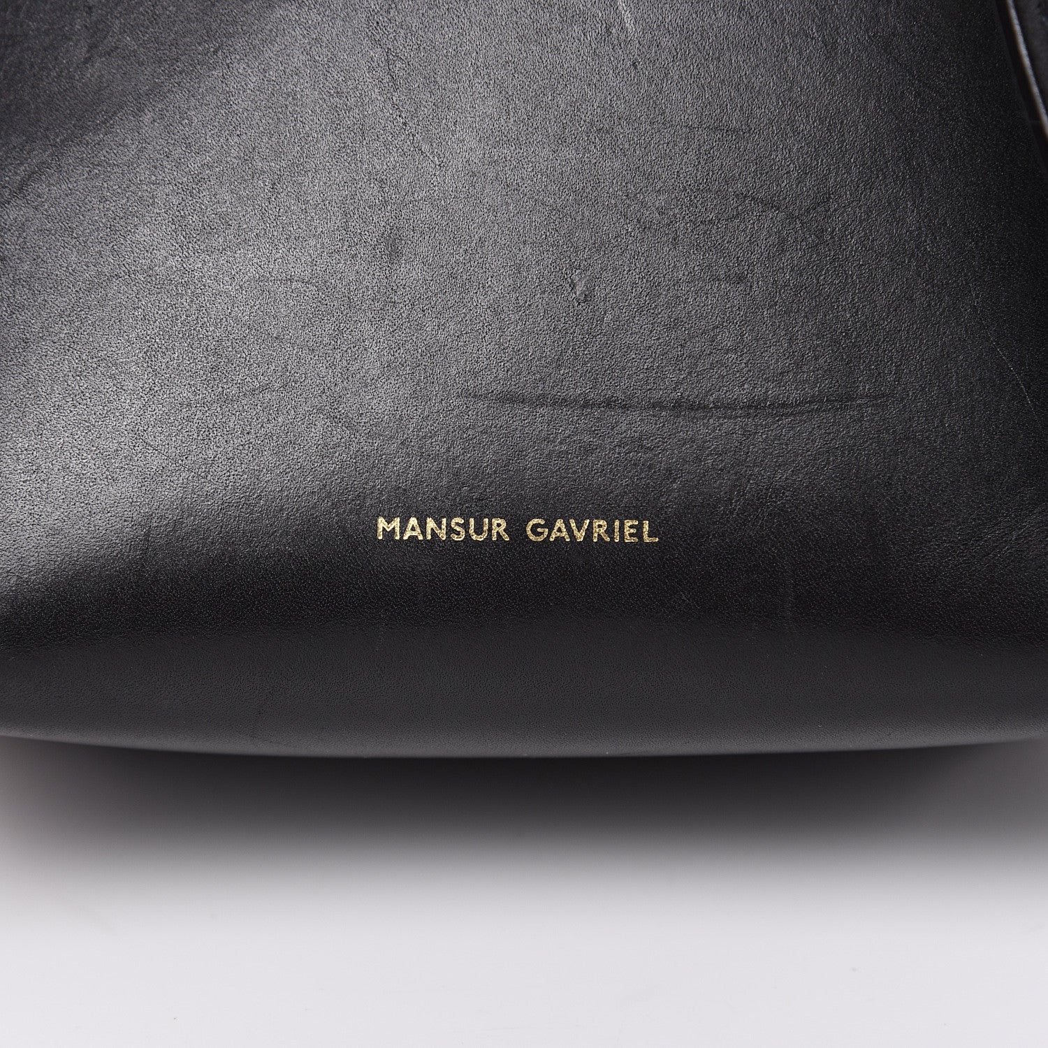 Mansur Gavriel Calfskin Mini Mini Bucket Bag Black Flamma 9 of 13