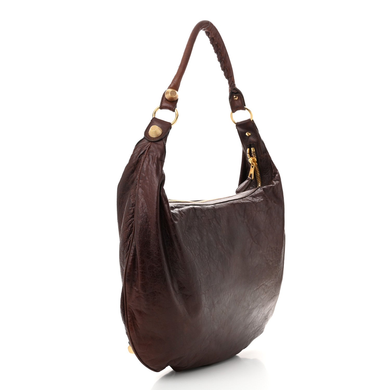 Balenciaga Chevre Giant 21 Gold Hardware Hobo Mogano 3 of 10