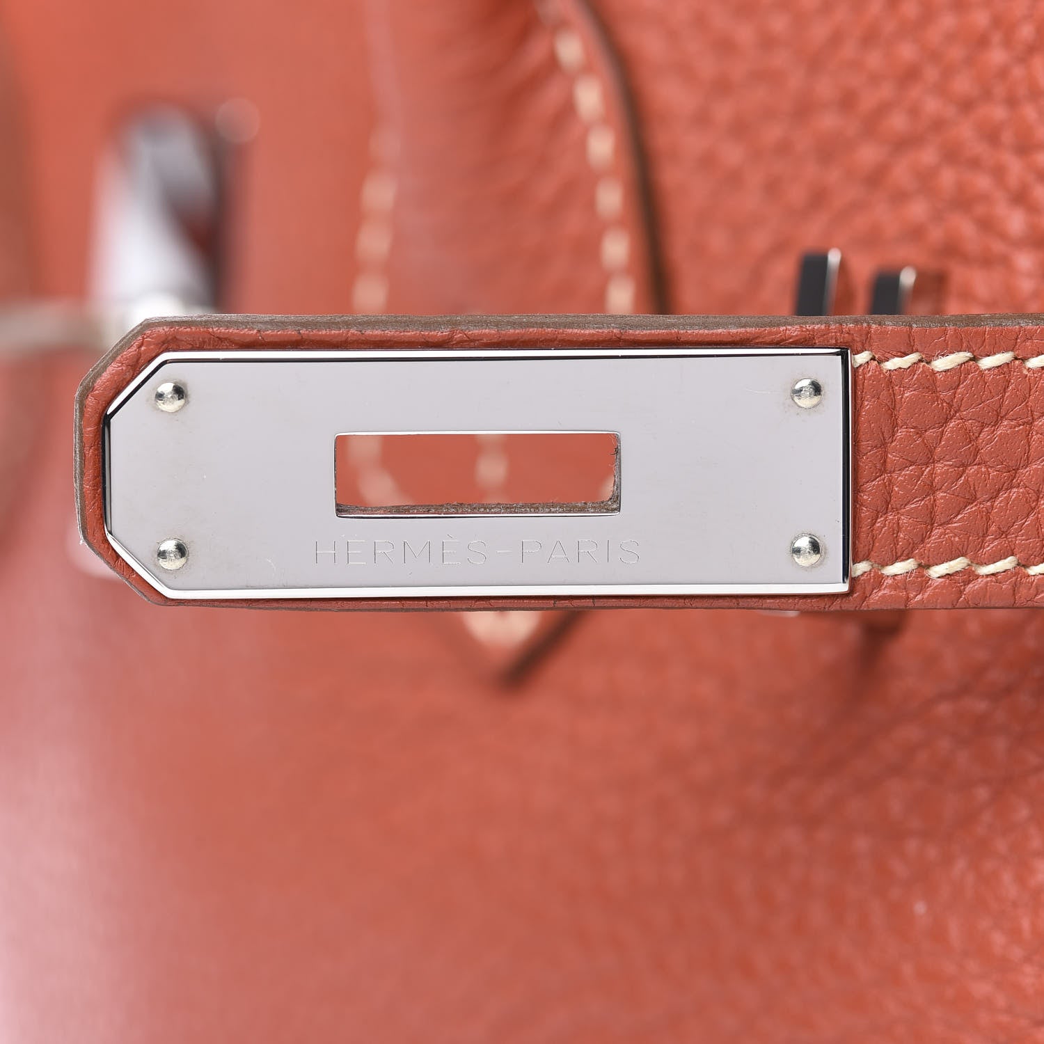 Hermes Taurillon Clemence Birkin 30 Sanguine 16 of 30