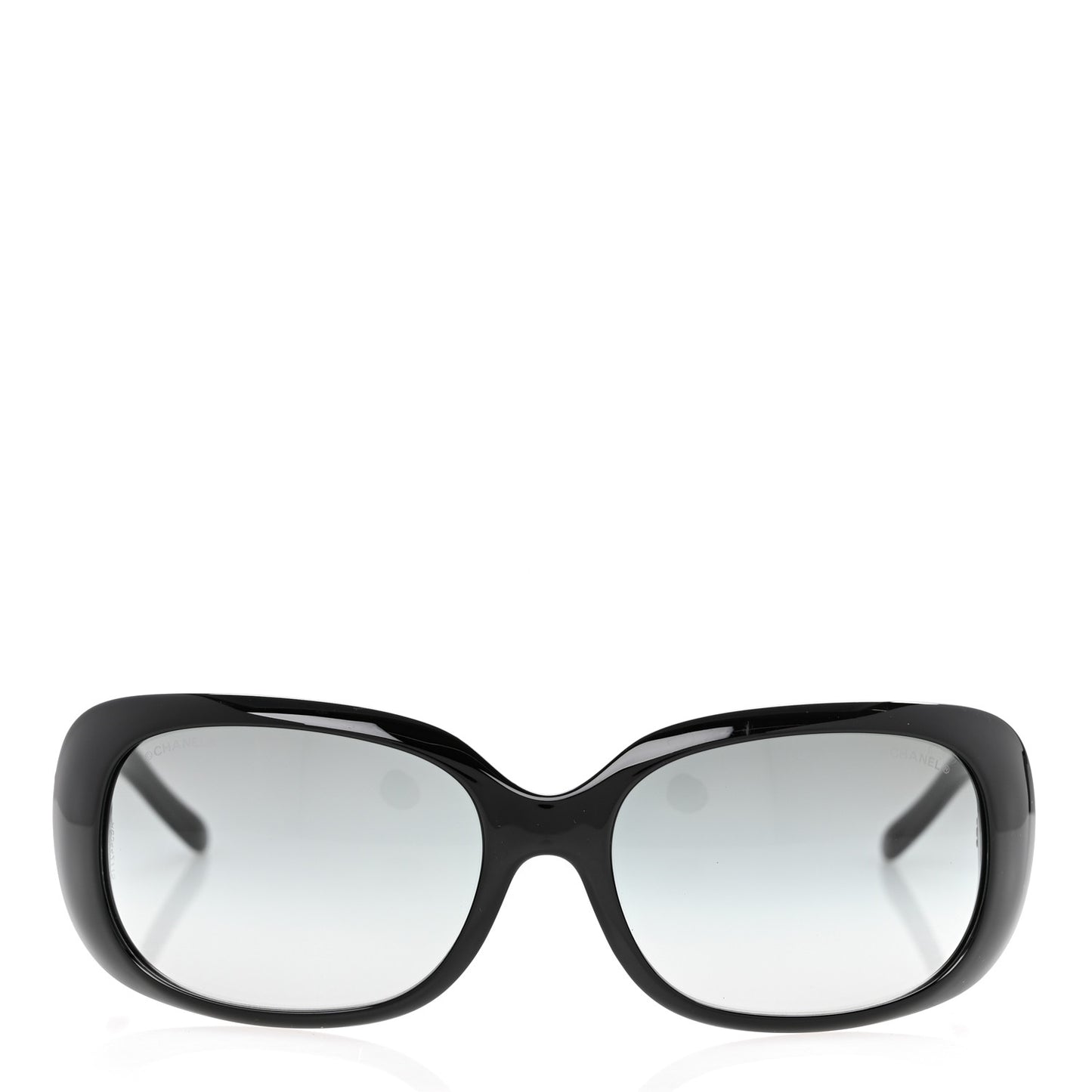 Crystal CC Logo Sunglasses 6026-B Black