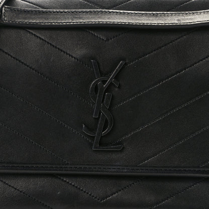 Saint Laurent Lambskin Matelasse Monogram Medium Niki Chain Satchel Black 7 of 13