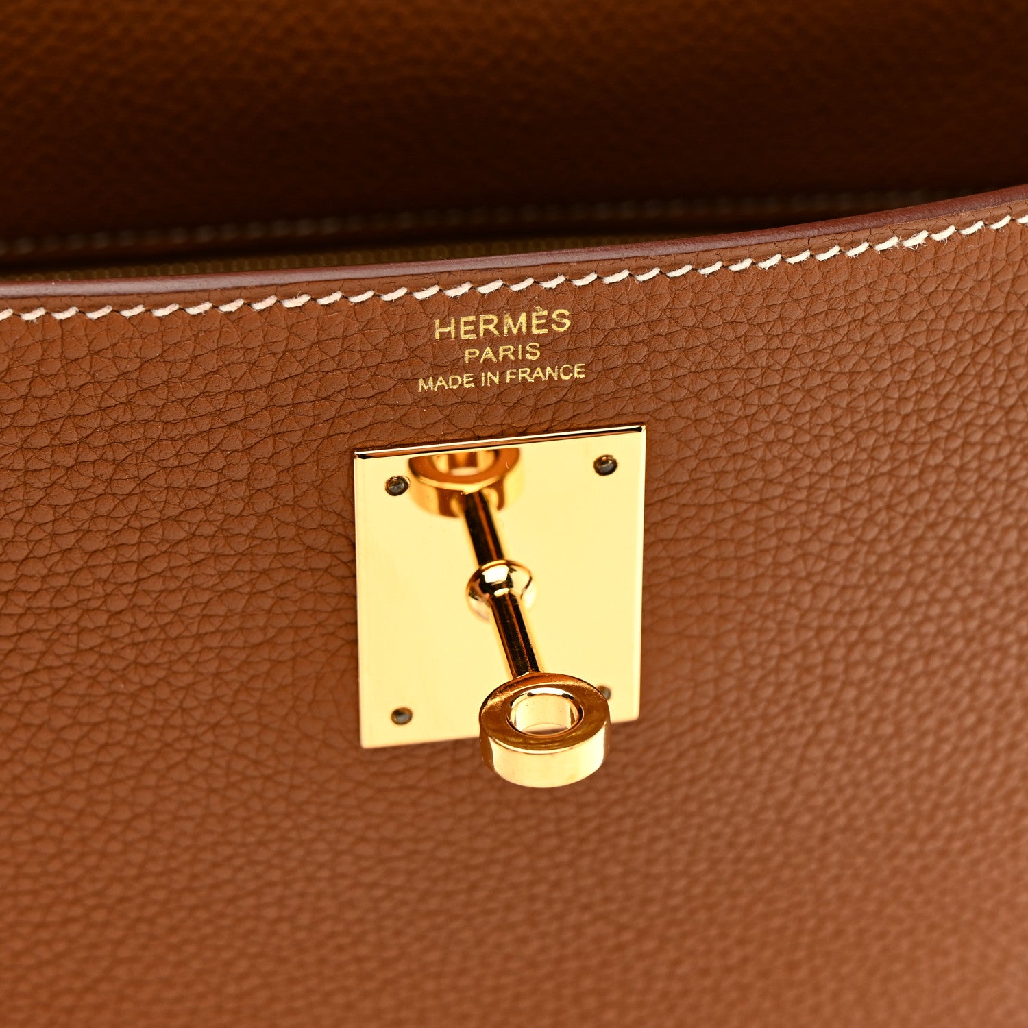 Hermes Togo Kelly Retourne 28 Gold 6 of 11