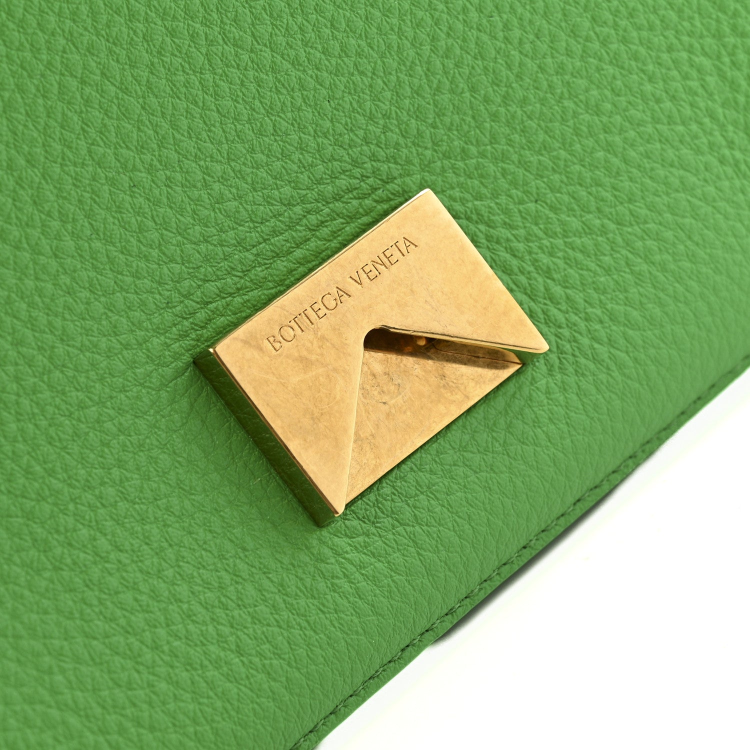 Bottega Veneta Calfskin Mount Envelope Bag Parakeet 16 of 16