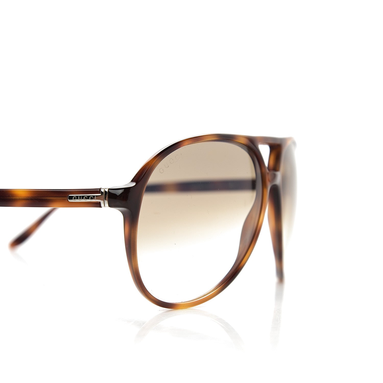 Gucci Aviator GG1026/S Sunglasses Tortoise 7 of 8