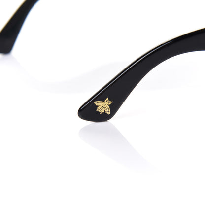 Gucci Acetate Round GG0084S Sunglasses Black Red Green 5 of 9