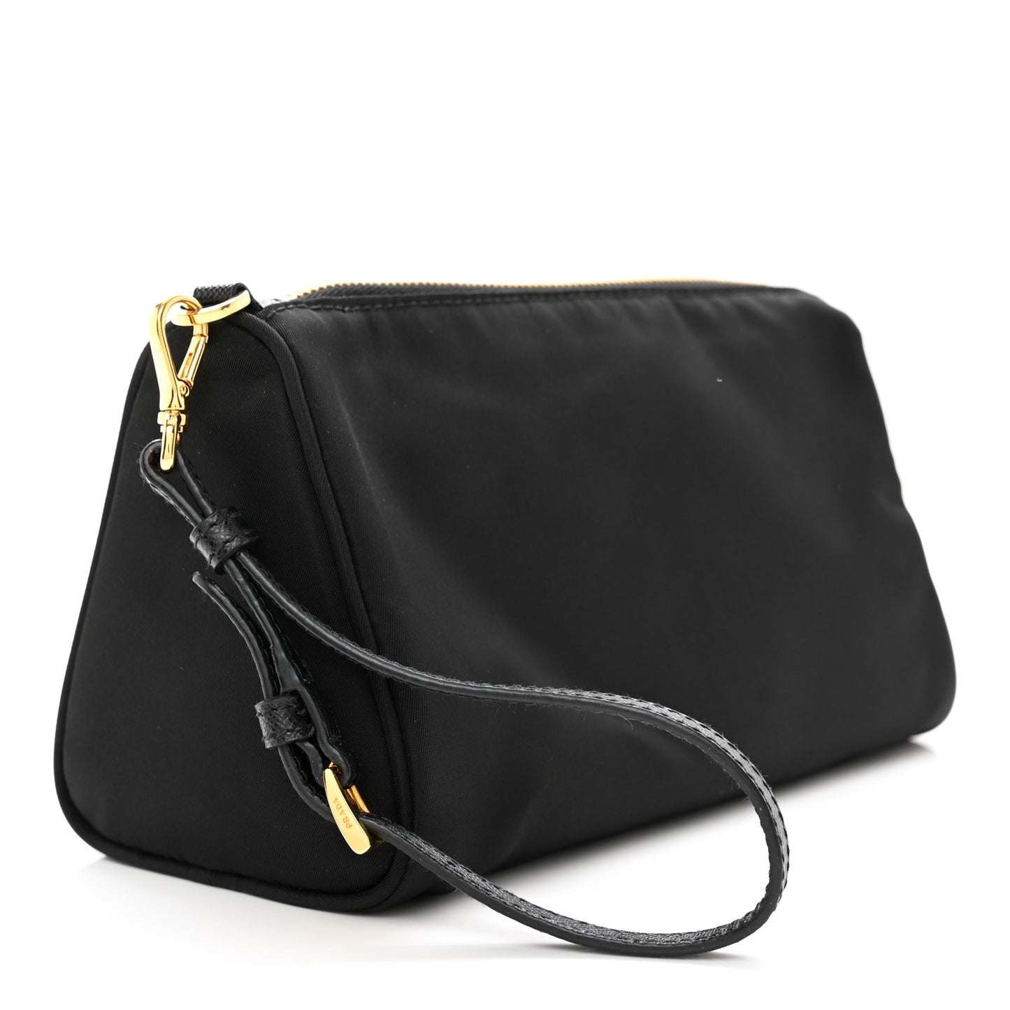Tessuto Nylon Wristlet Pouch Black