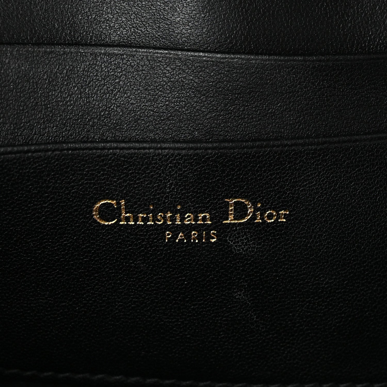 Christian Dior Supple Calfskin Cannage D-Cosy Pouch Black 6 of 9