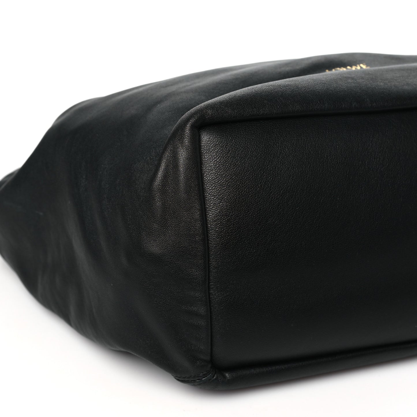 Nappa Medium Squeeze Bag Black