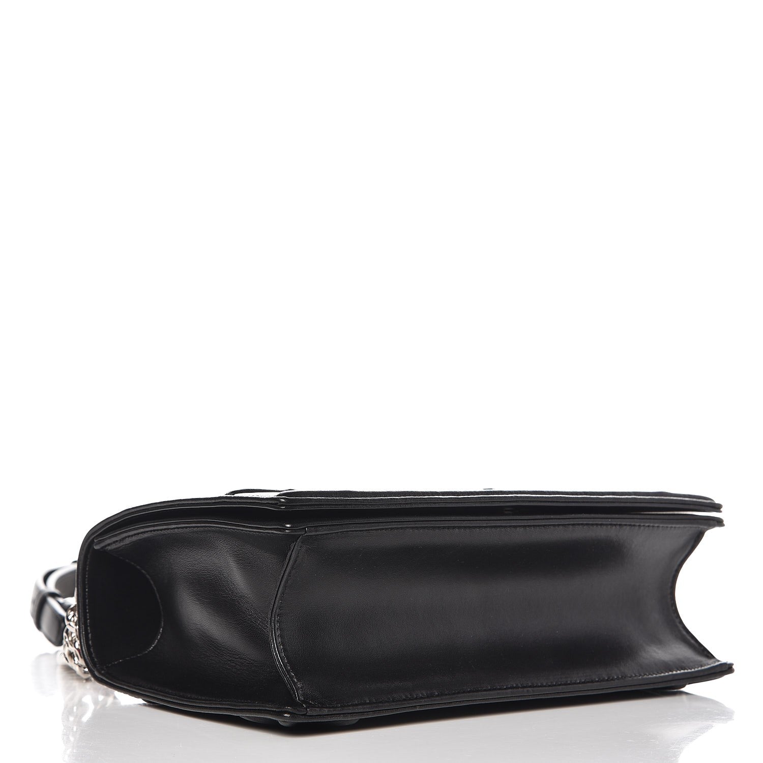 Christian Dior Lambskin Sequin Medium Diorama Flap Bag Black 4 of 7