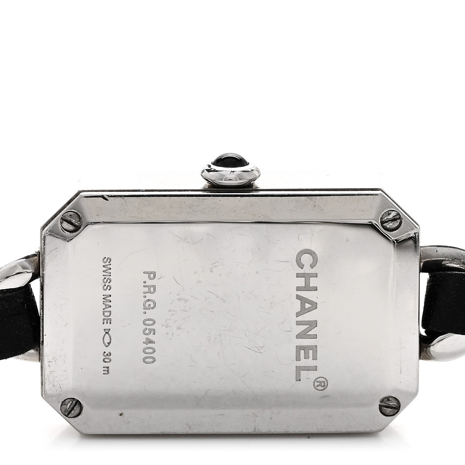 Chanel Stainless Steel Lambskin 16mm Premiere Rock Triple Row Quartz Watch Black 4 of 5