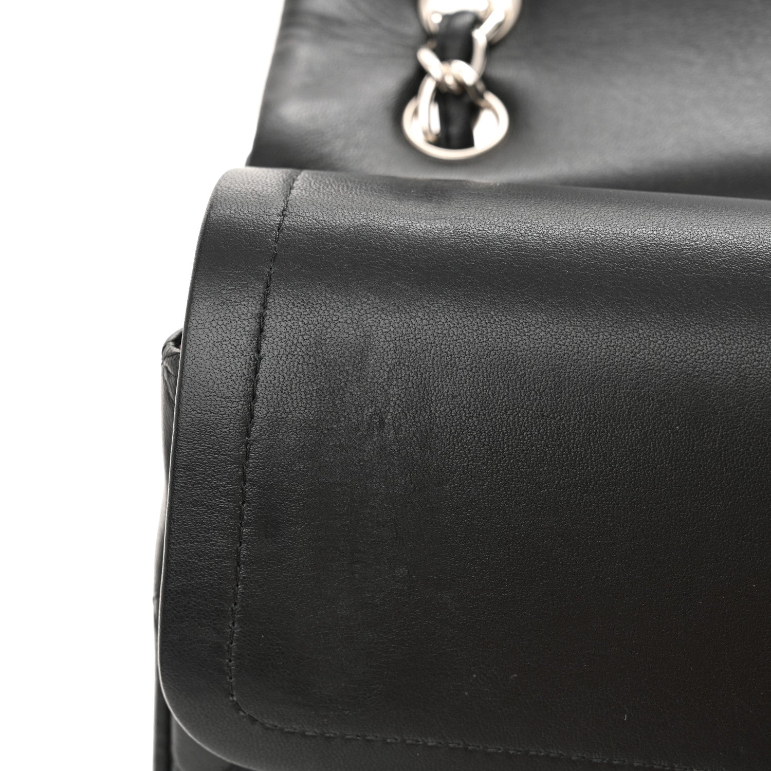 Chanel Lambskin Quilted Maxi Double Flap Black 15 of 16