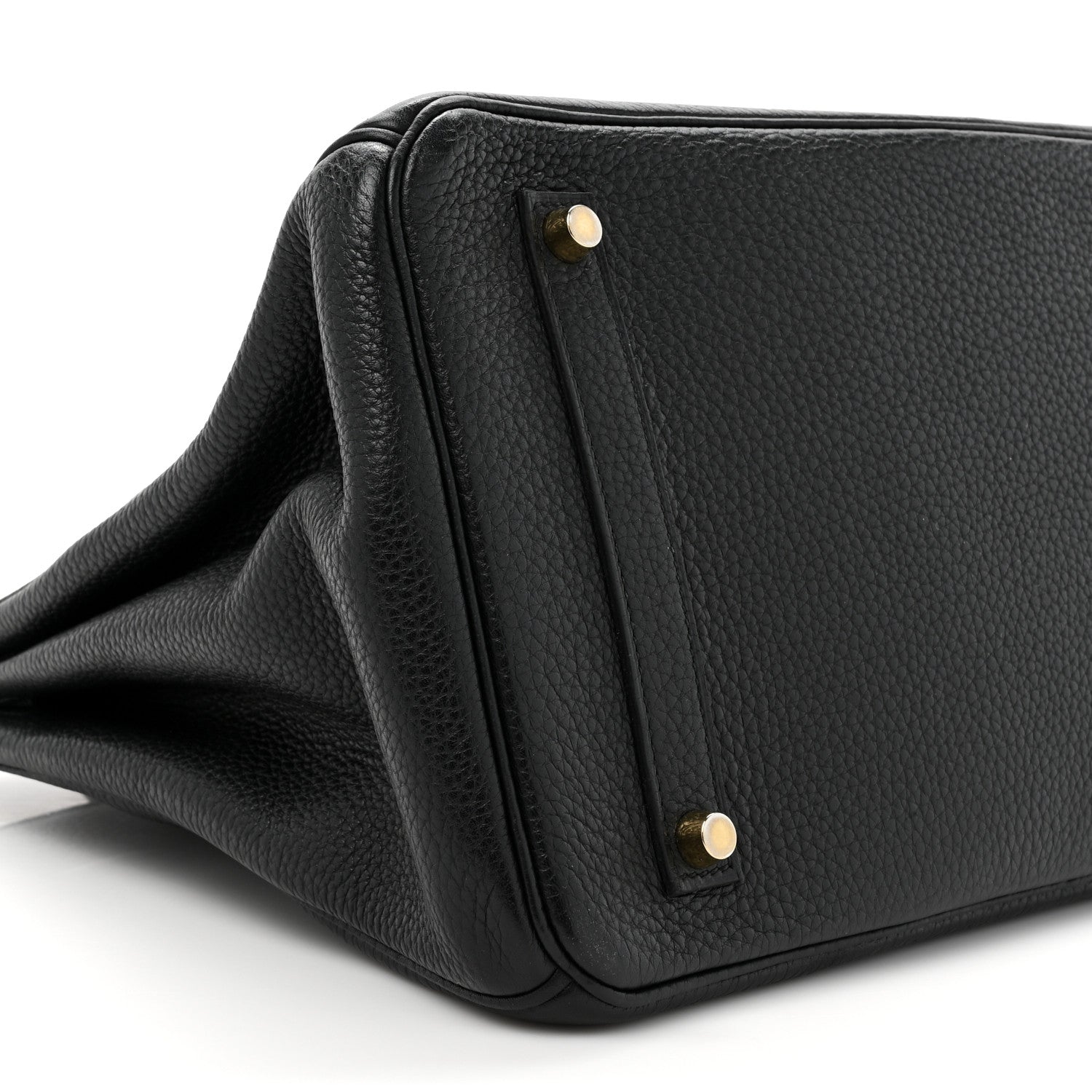 Hermes Taurillon Clemence Birkin 35 Black 10 of 16