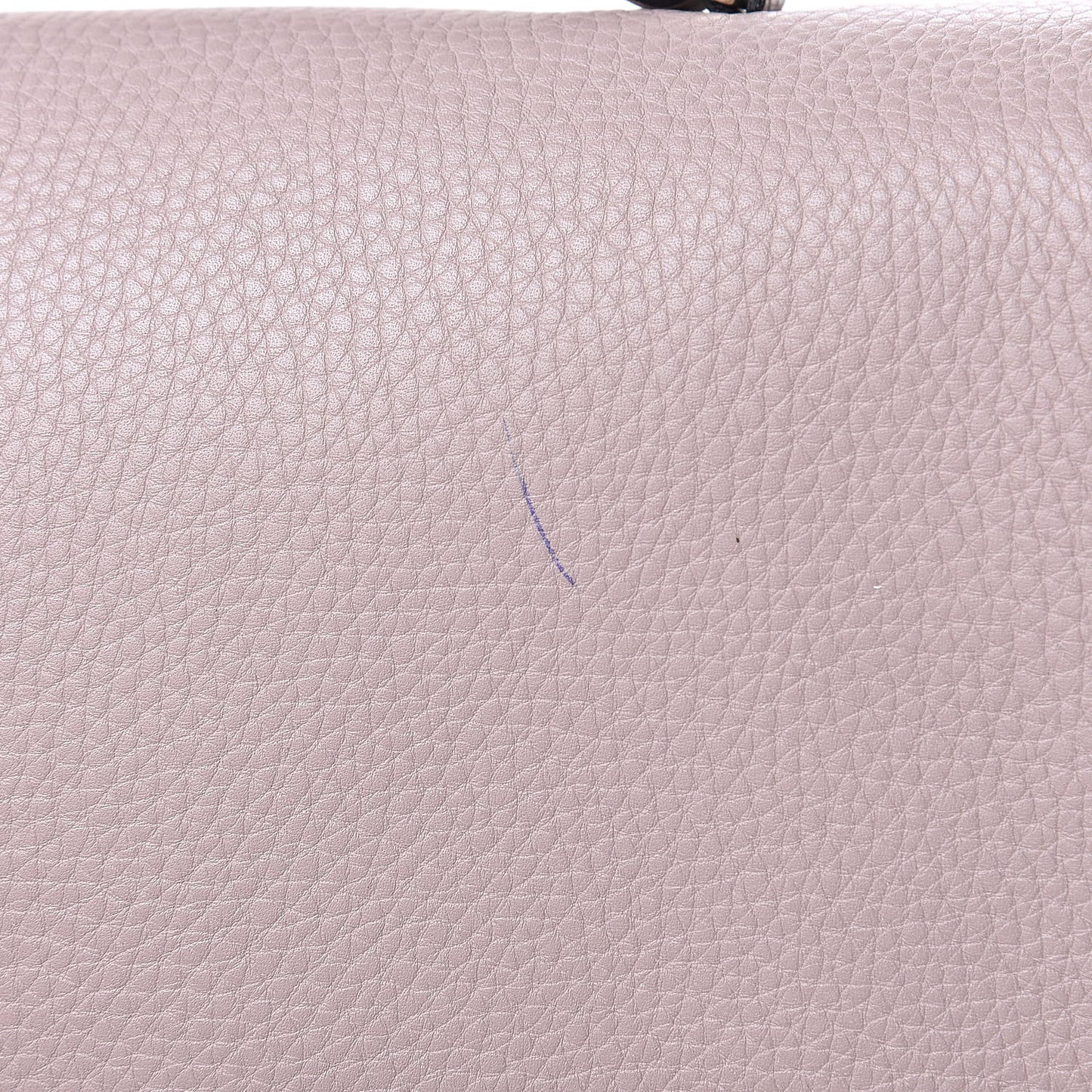 Grained Calfskin Rockstud Top Handle Flap Shoulder Bag Poudre