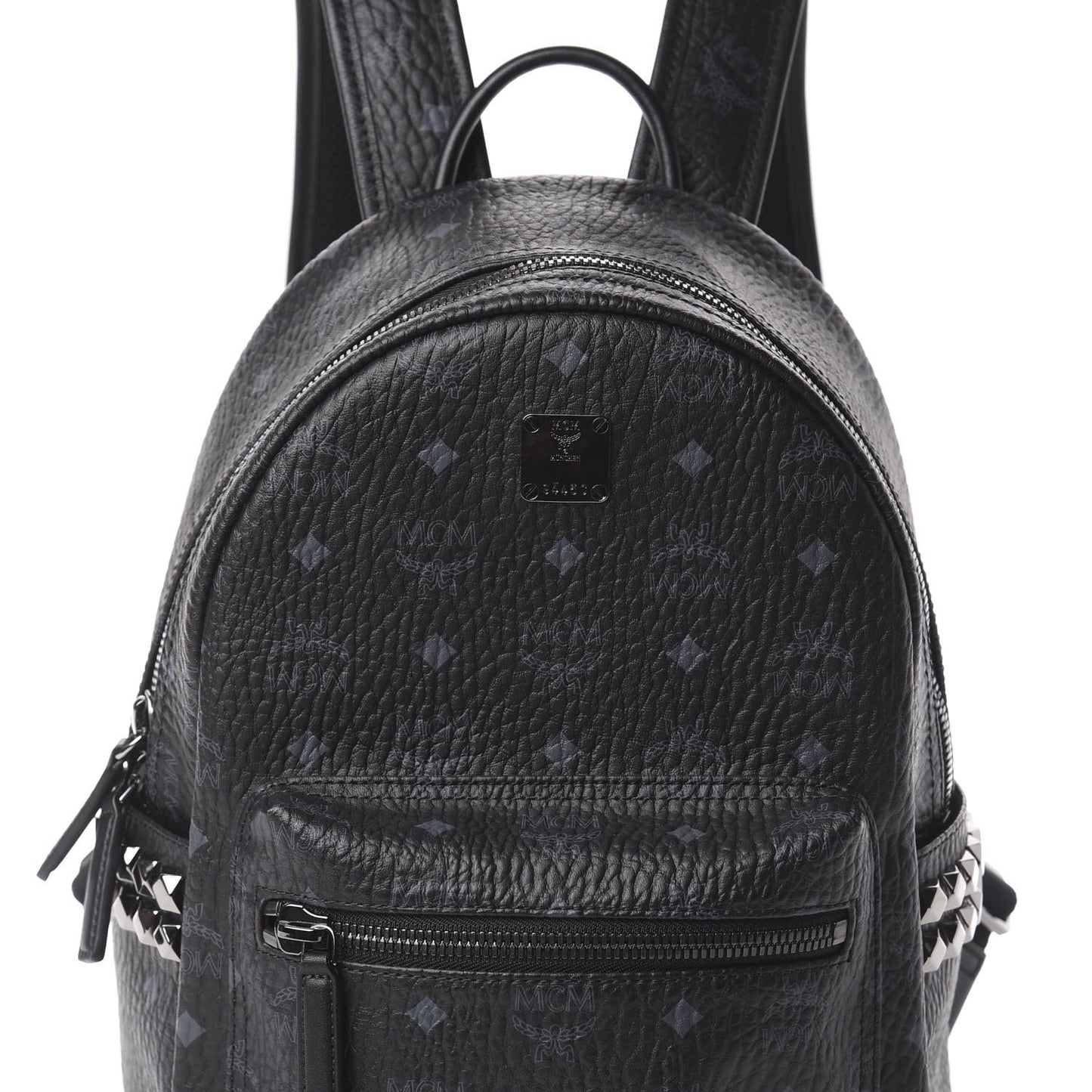 Visetos Small Side Stud Stark Backpack Black