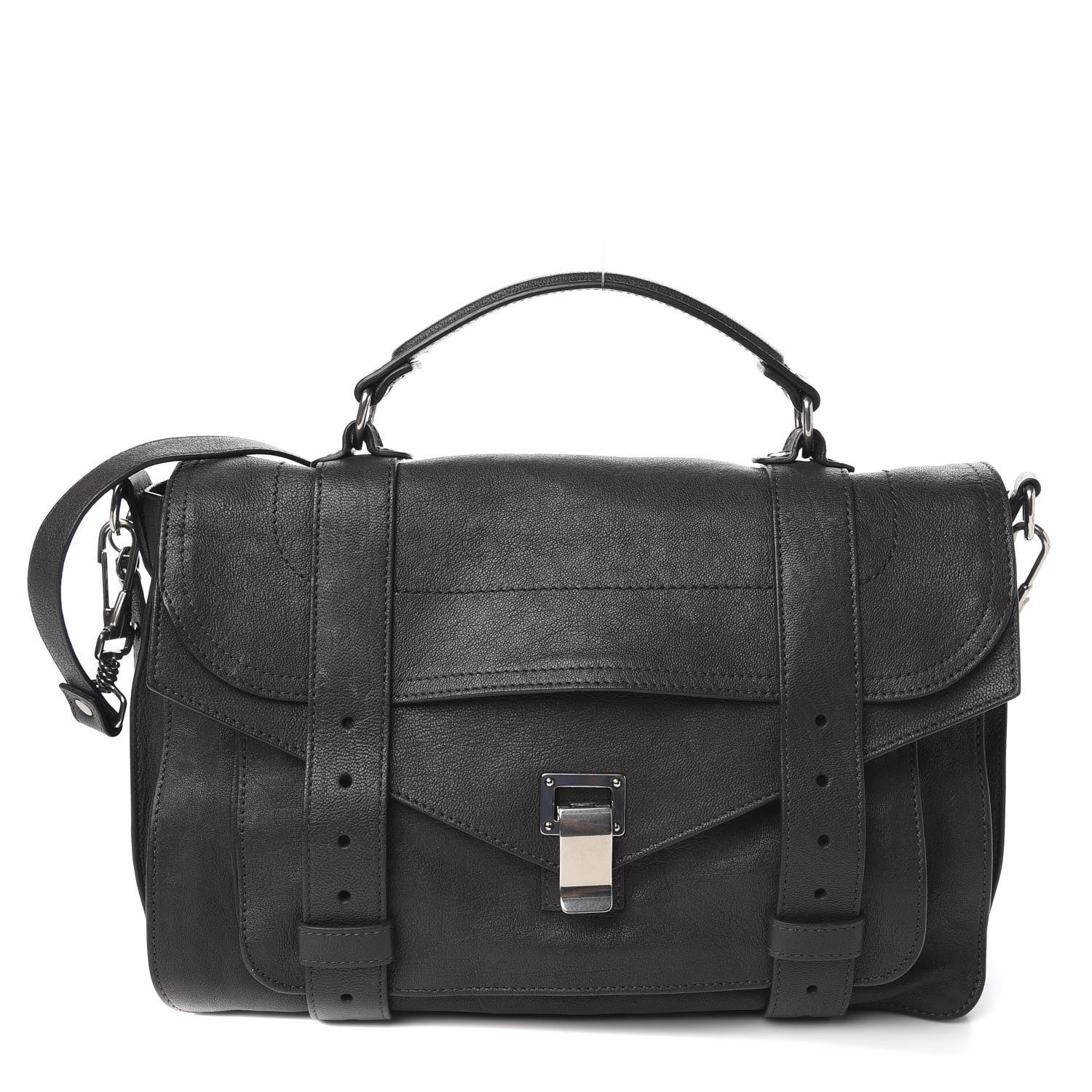 Proenza Schouler Lambskin Medium PS1 Satchel Pepe 1 of 9