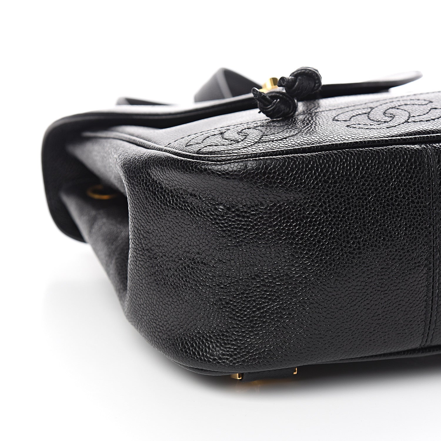 Chanel Caviar CC Backpack Black 8 of 10