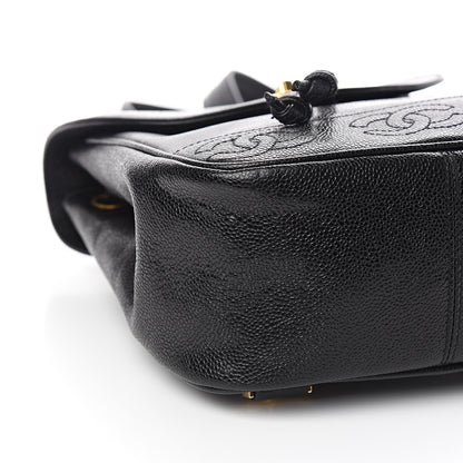 Chanel Caviar CC Backpack Black 8 of 10