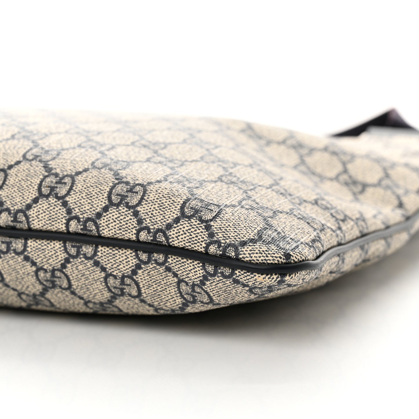 GG Plus Monogram Large Flat Messenger Bag Beige Blue