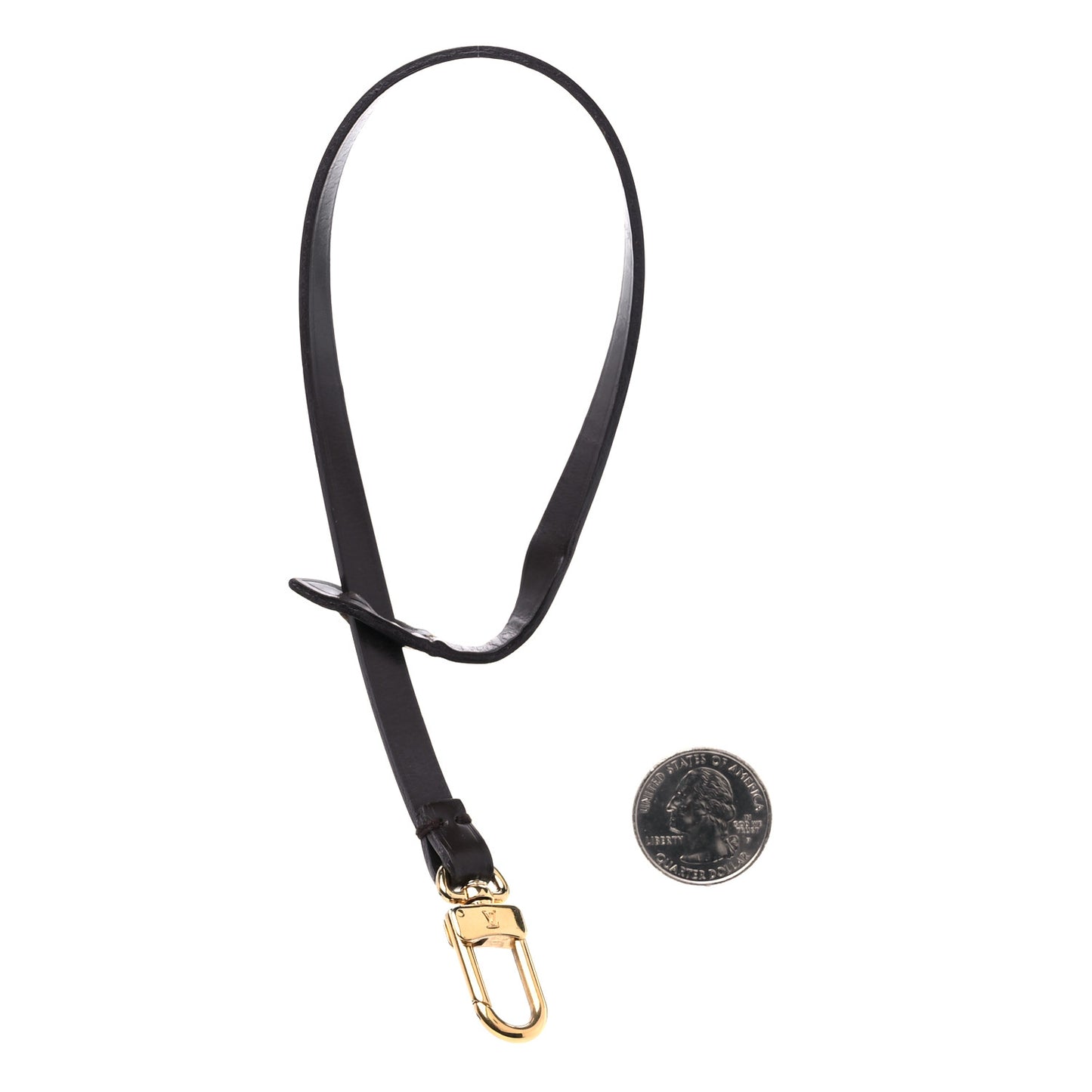 Calfskin Pochette Accessories Strap Ebene