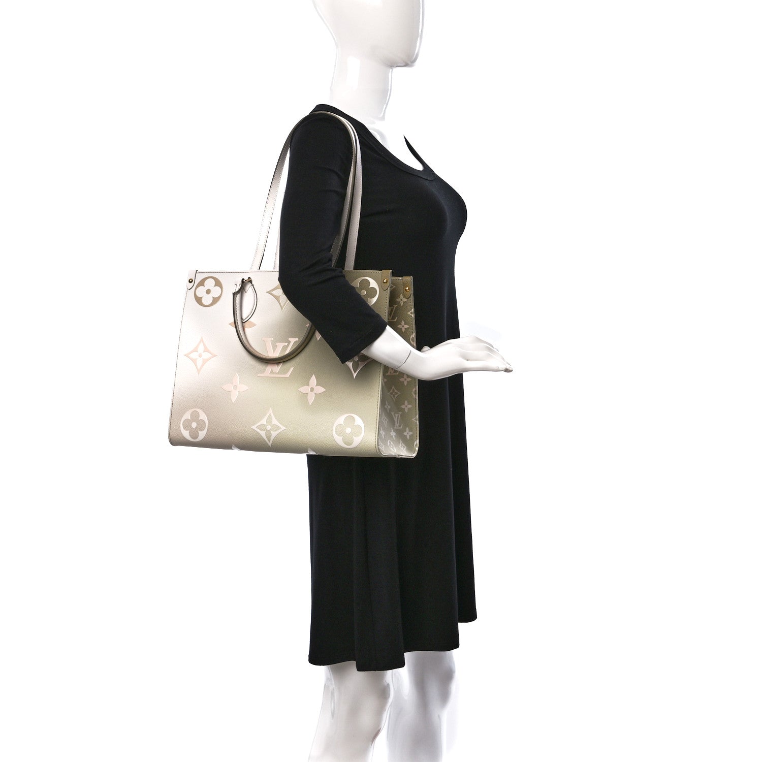 Louis Vuitton Monogram Giant Spring In The City OnTheGo MM Sunset Kaki 2 of 8