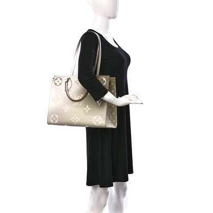Louis Vuitton Monogram Giant Spring In The City OnTheGo MM Sunset Kaki 2 of 8