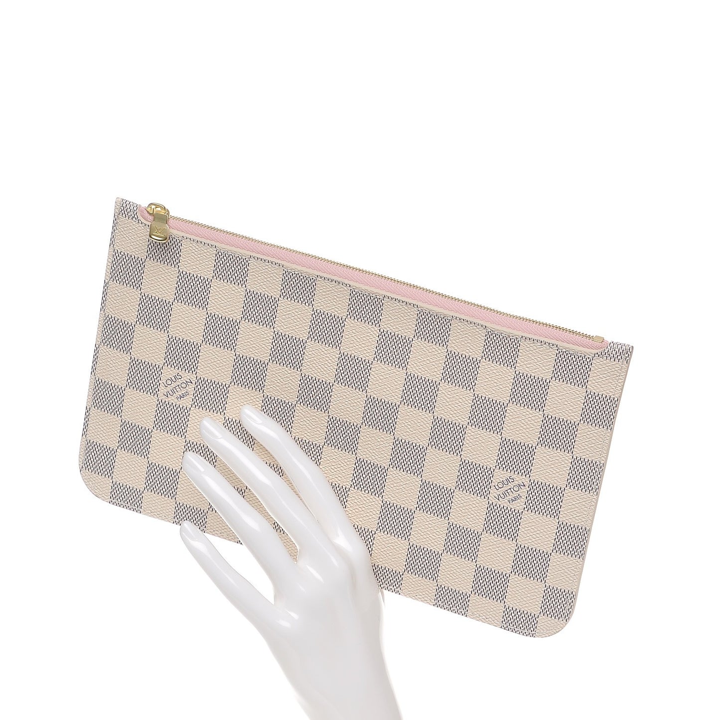Damier Azur Neverfull MM GM Pochette Rose Ballerine