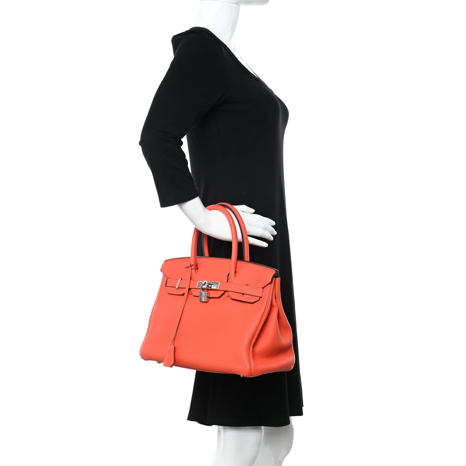 Hermes Togo BIRKIN 30 Feu 2 of 12