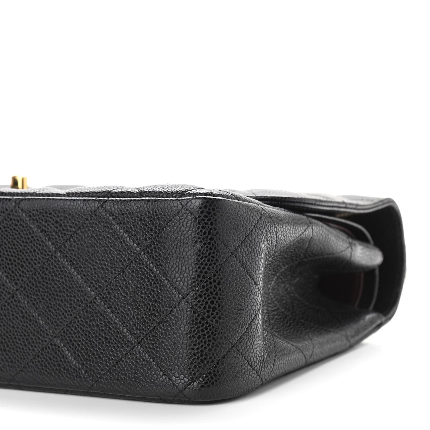 Chanel Caviar Quilted Jumbo Double Flap Black 10 of 11