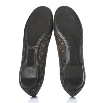 Louis Vuitton Mini Monogram Debbie Ballerina Flats 37.5 Fusain 5 of 11