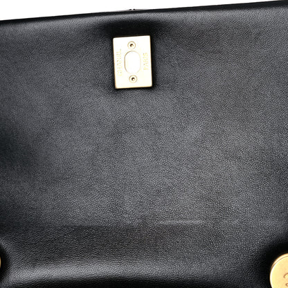 Chanel Lambskin Quilted Small Side Note Flap Black 11 of 14