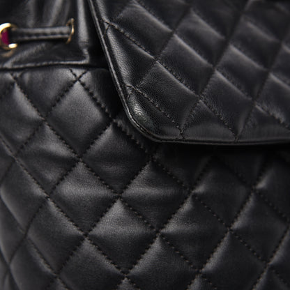Chanel Lambskin Quilted Large Urban Spirit Backpack Black 16 of 17