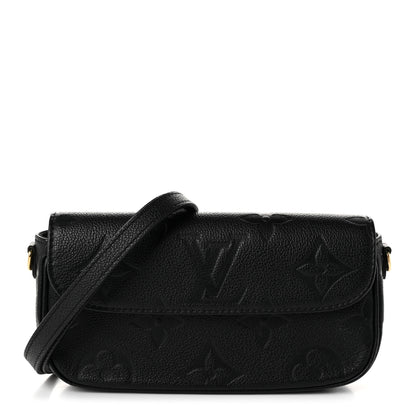 Louis Vuitton Empreinte Monogram Giant Ivy Wallet On Chain Black 1 of 10